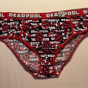 Torrid Red and Black Deadpool Panties